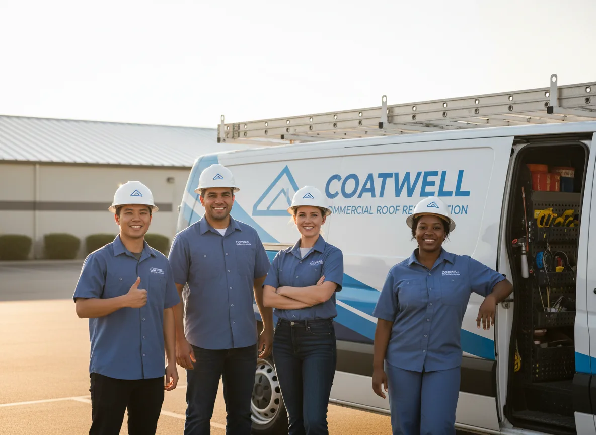 Commercial roof coating company in Troy Grove, IL